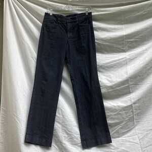 Charter Club dark chambray business casual trouser pants, size 4S